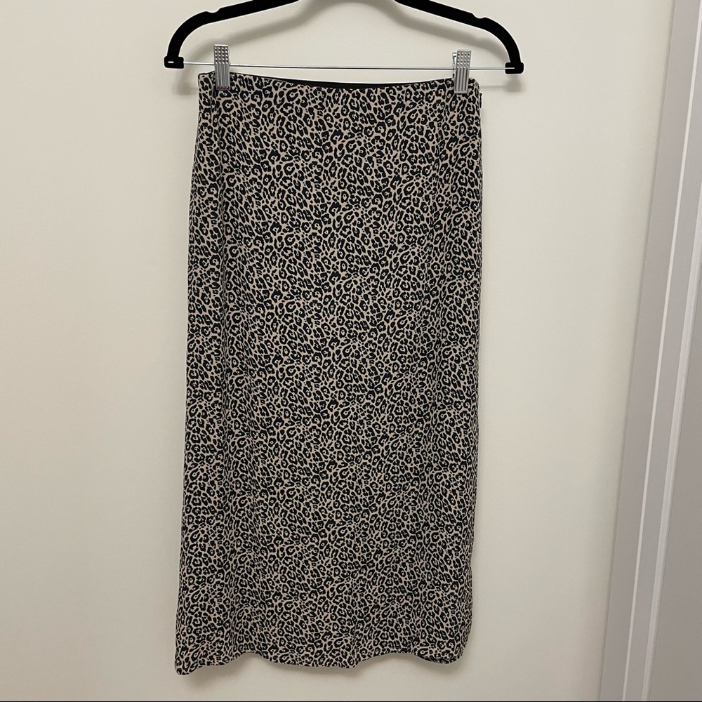 American Eagle Outfitters Leopard Print Midi Skirt - Picture 4 of 6